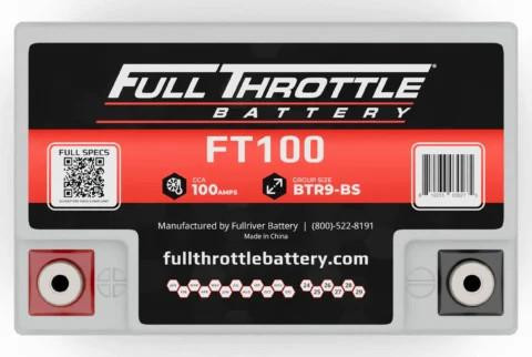 Full Throttle Battery FT100 High Performance AGM Series Batteries