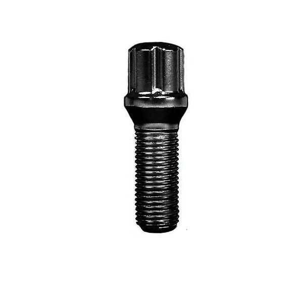 Gorilla Automotive Spline Conical Lug Bolt (Black) 17124SDBC - UTV Source