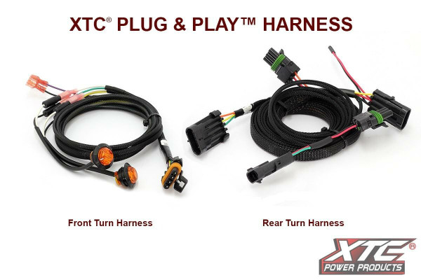 XTC Can-Am X3 Plug and Play ATS Self Cancel Turn Signal System w/ Horn Billet Signal Lever UTVS0052916