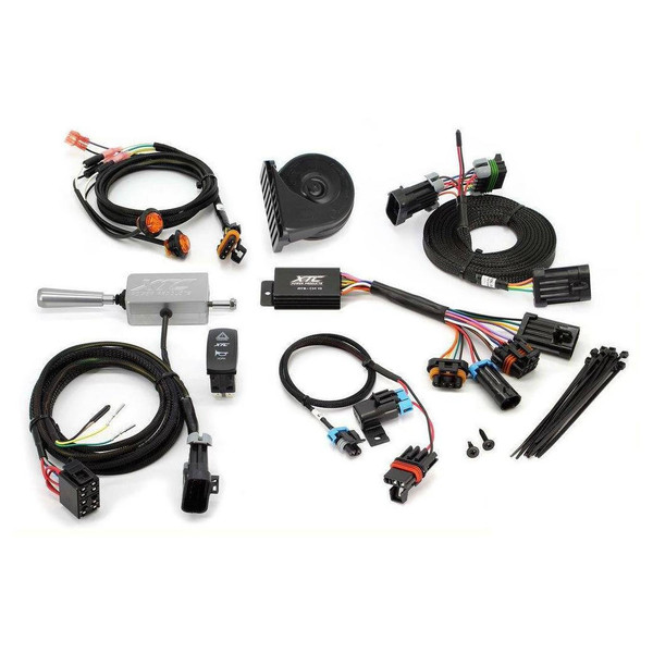 XTC Polaris RZR Pro XP Plug & Play ATS Self Cancel Turn Signal System w/ Horn (Billet Signal Lever) ATS-L-POL-M10 - UTV Source