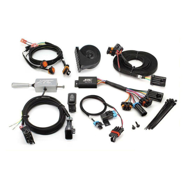 XTC Polaris Ranger XP 1000 Plug & Play ATS Self Cancel Turn Signal System w/ Horn (Billet Signal Lever) ATS-L-POL-RBU - UTV Source