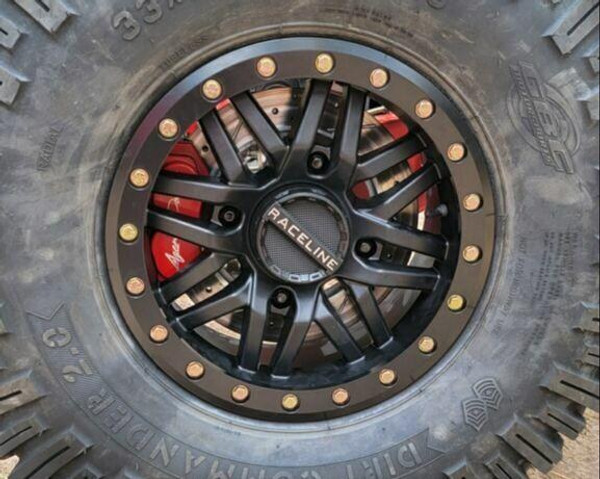 Agency Power Polaris RZR XP Turbo Front/Rear Big Brake Kit Red UTVS0053594