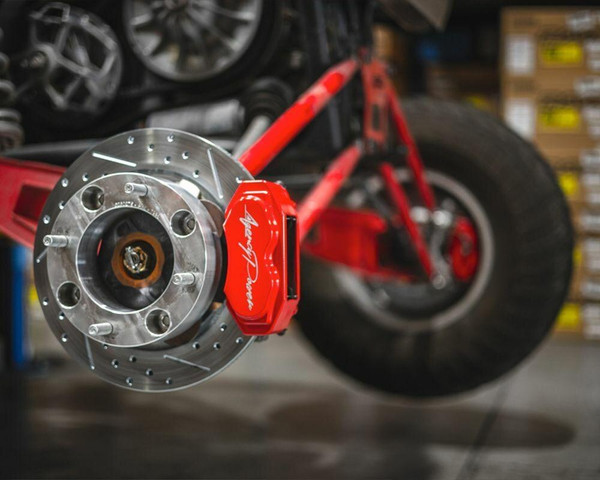 Agency Power Polaris RZR XP Turbo Front/Rear Big Brake Kit Red UTVS0053594