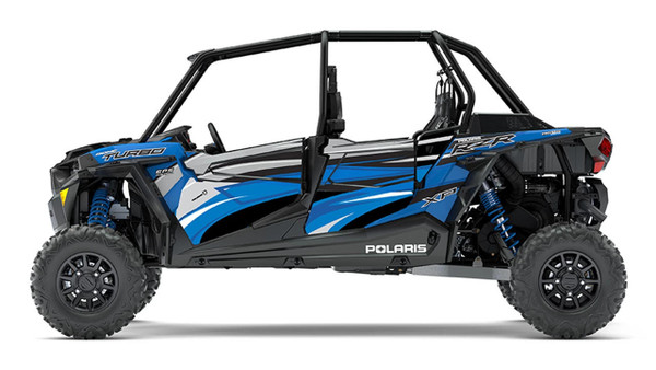 Pro Armor Polaris RZR XP 4 RZR Turbo Lower Door Insert Graphic (Velocity Blue) P185G502VB - UTV Source