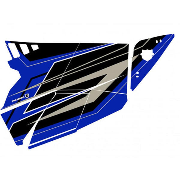 Pro Armor Polaris RZR Turbo "S" Stealth Door Graphic (Polaris Blue) P187G500BU - UTV Source
