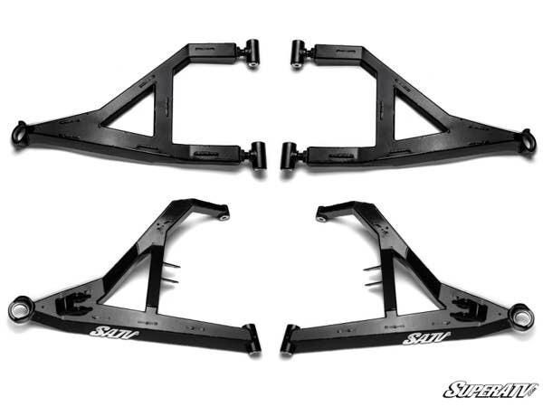 SuperATV Polaris RZR XP Turbo Sidewinder a-arms - 1.5 Forward Offset UTVS0055836