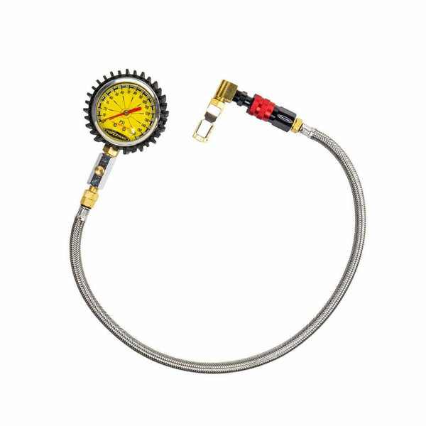 Power Tank Digital Tire Pressure Gauge 160 psi Liquid Analog with 2ft Whip UTVS0056591