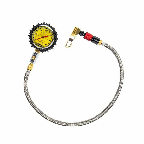 Power Tank Digital Tire Pressure Gauge 60 psi Liquid Analog with 2ft Whip TPG-8060B.2 - UTV Source