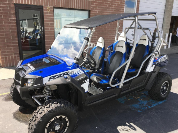 UTVZilla Polaris RZR 570/800/XP900 Polycarbonate Full Windshield w/ Quick Straps UTVS0058487