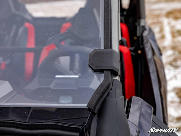 SuperATV Polaris RZR Pro R Scratch-Resistant Full Windshield | UTVSource.com