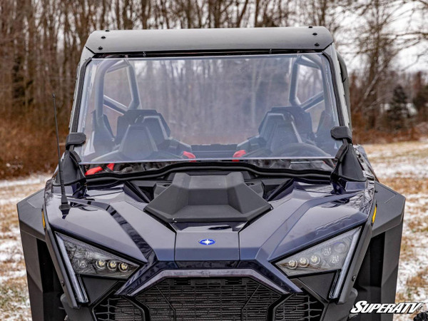 SuperATV Polaris RZR Pro R Scratch-Resistant Full Windshield | UTVSource.com