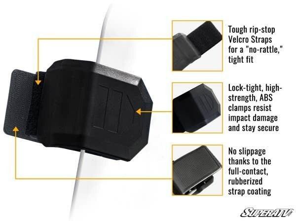 SuperATV Polaris RZR XP 1000 Rear Vented Windshield UTVS0059704