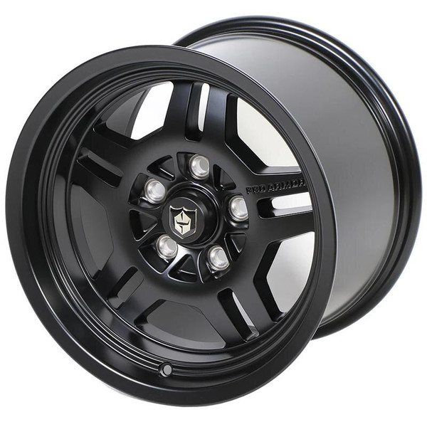 Pro Armor Polaris RZR Turbo R Rally 5 UTV Wheel 15x10 Matte Black UTVS0059992