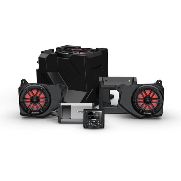Rockford Fosgate Polaris Ranger Element Ready PMX-2 Audio System (Stage 3) RNGR18-STG3 - UTV Source