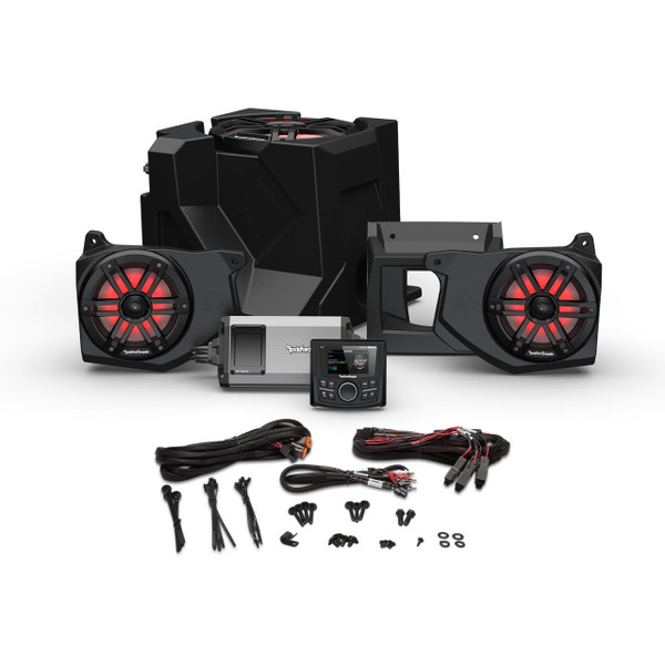Rockford Fosgate Polaris Ranger Element Ready PMX-2 Audio System Stage 3 UTVS0060261