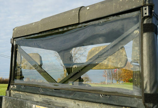Falcon Ridge Polaris Ranger Mid-Size Rear Soft Vinyl Panel Windshield 50-40168 - UTV Source