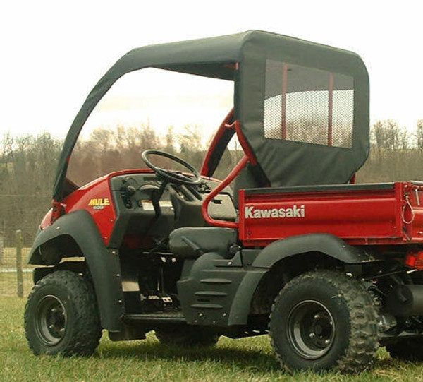Falcon Ridge Kawasaki Mule 600 or 610 Top Rear Soft Vinyl Windshield UTVS0061389