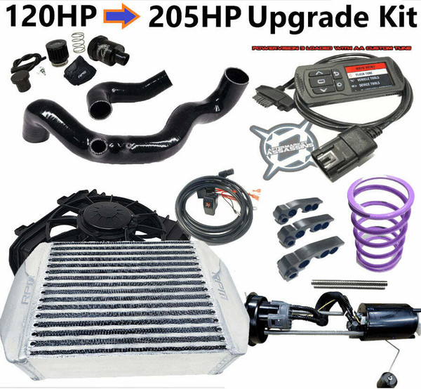 RPM Powersports Can-Am Maverick X3 120HP -205HP Complete Upgrade Kit X3 Big Core Intercooler Kit with Tuner 20-21x3-120hp-205HP-Complete-Kit - UTV Source