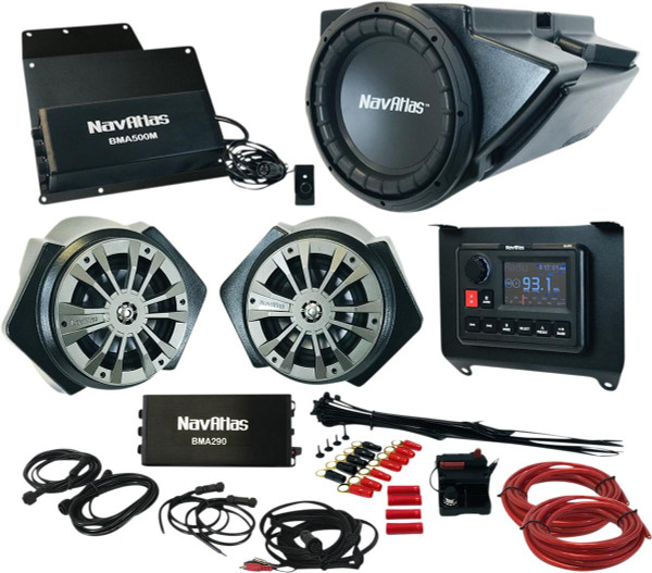 NavAtlas 2-Seat Polaris RZR Turbo / Non-Turbo Media and Audio Kit (Zone 3) (RZR3ZONE3) RZR3ZONE3 - UTV Source