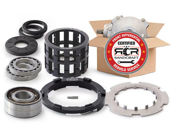 SandCraft Polaris RZR XP Turbo S / RS1 / Pro XP Gen-2 Bulletproof Front Differential Re-Build BP18190120 - UTV Source