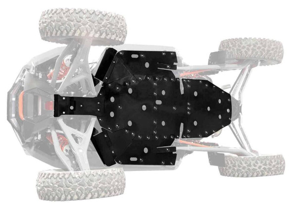 SuperATV Polaris RZR Turbo R Full Skid Plate FSP-P-RZRTR - UTV Source