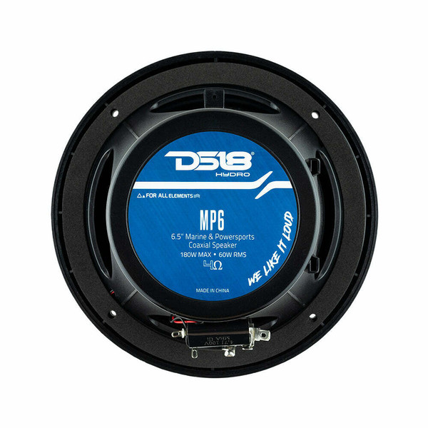 DS18 Audio 6.5 2-Way Marine Audio Speaker 180 Watts UTVS0064944