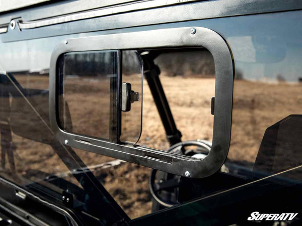 SuperATV Polaris Ranger 1000 Sliding Rear Windshield UTVS0065202