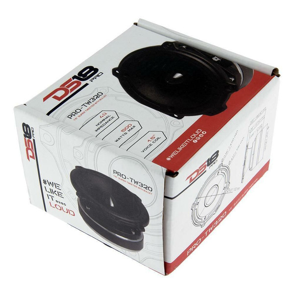 DS18 Audio 1.5 PRO Aluminum Super Bullet Tweeter VC 480 Watts with Built In Crossover UTVS0065939