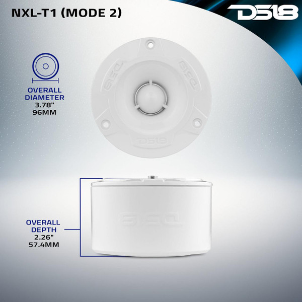 DS18 Audio NXL 3.8” Marine Water-Resistant Super Bullet Tweeter w/ 1” Aluminum Voice Coil  UTVS0066016-MAIN