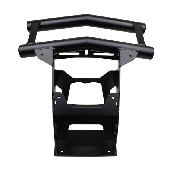 SDR Motorsports Polaris RZR Pro R | Turbo R Double Tube Winch Front Bumper (Semi-Gloss Black)  UTVS0066335