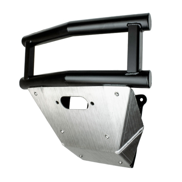 SDR Motorsports Polaris RZR Pro R | Turbo R Double Tube Winch Front Bumper (Semi-Gloss Black) 730508 - UTV Source