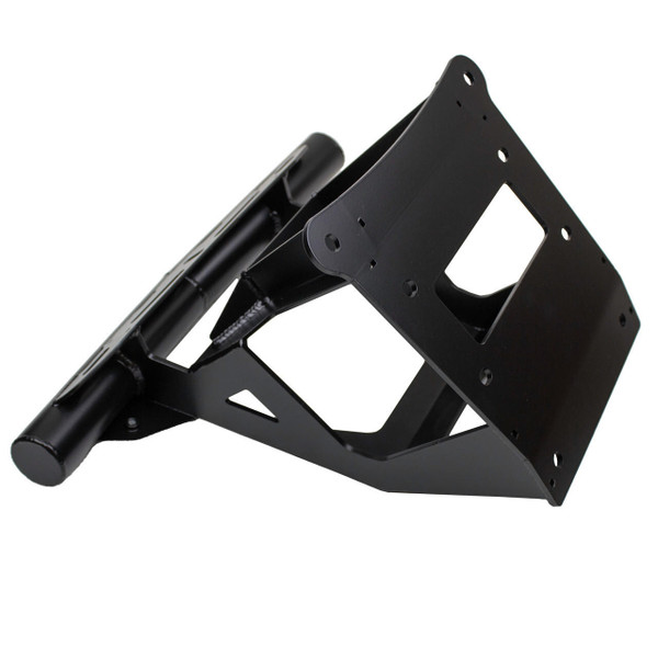 SDR Motorsports Polaris RZR Pro R | Turbo R "Pre-Runner" Single Tube Winch Front Bumper (Semi-Gloss Black)  UTVS0066336