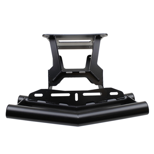 SDR Motorsports Polaris RZR Pro R | Turbo R "Baja" Double Tube Winch Front Bumper (Semi-Gloss Black)  UTVS0066337