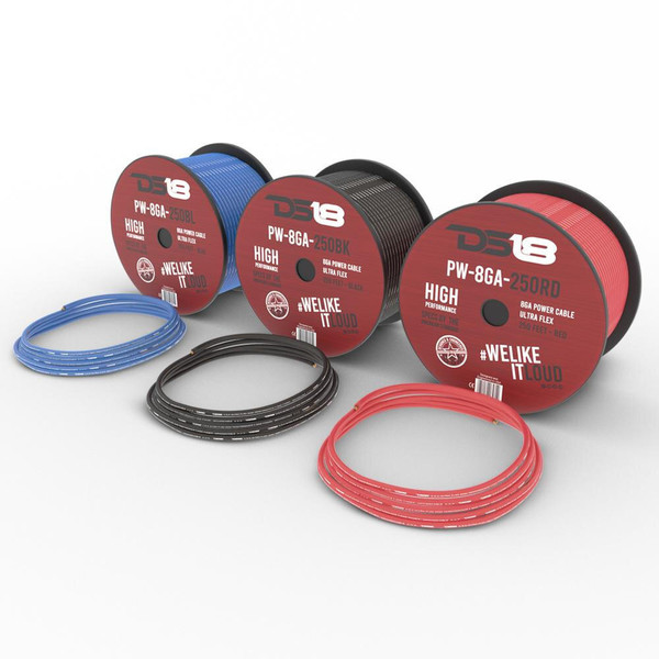 DS18 Audio 8-GA Ultra Flex CCA Ground Power Cable 250 Feet UTVS0066718