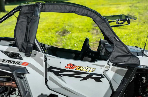SuperATV Polaris RZR Trail 900 Primal Soft Cab Upper Doors Enclosure UTVS0068344