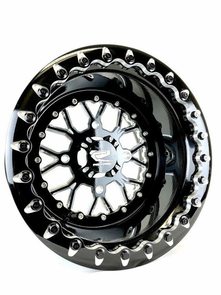 Packard Performance Wishbone Beadlock UTV Wheel Gloss Black UTVS0068607