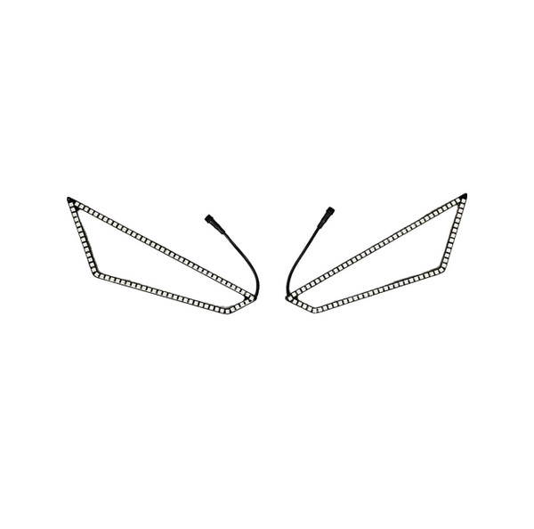 5150 Whips Polaris RZR Pro XP / Pro R 187 Style Halos w/ Control Harness WH-2009 - UTV Source