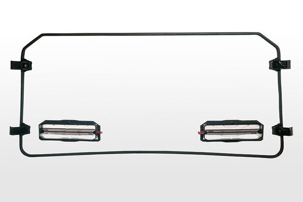 Seizmik Polaris General Scratch Resistant Polycarbonate Toolless Versa-Vent Windshield