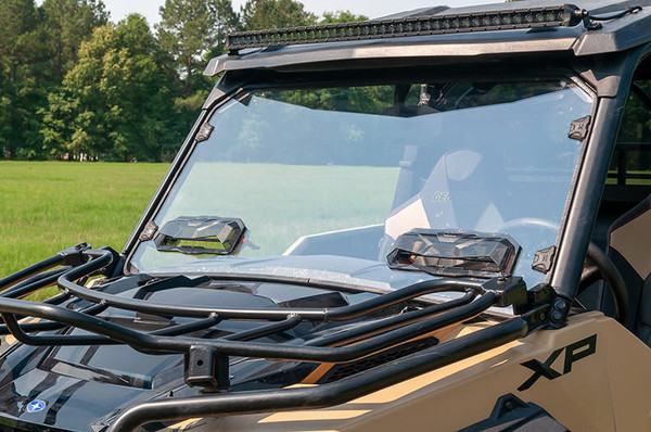 Seizmik Polaris General Scratch Resistant Polycarbonate Tool-less Versa-Vent Windshield 50-50230KIT - UTV Source