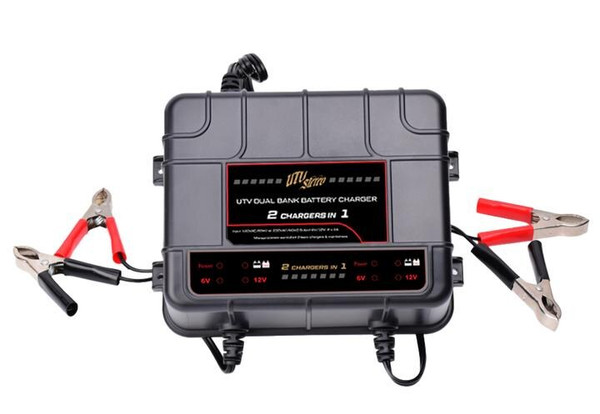 UTV Stereo Dual Bank 12V Battery Charger  UTVS0074921