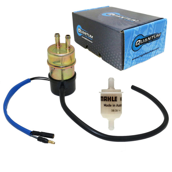 Quantum QFS Kawasaki OEM Replacement Frame-Mounted Electric Fuel Pump w/ Fuel Filter HFP-179-F - UTV Source