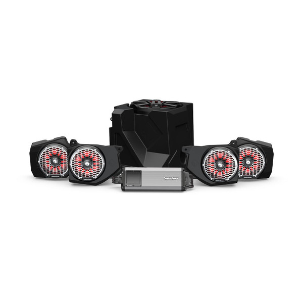 Rockford Fosgate Polaris Ranger Audio System for Ride Command (Stage 6) RNGR18RC-STG6 - UTV Source