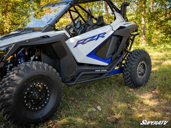 SuperATV Polaris RZR Turbo R Rock Slider Nerf Bars  UTVS0078528