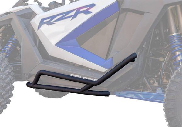 SuperATV Polaris RZR Turbo R Rock Slider Nerf Bars NB-P-PROXP-002-00#AA - UTV Source
