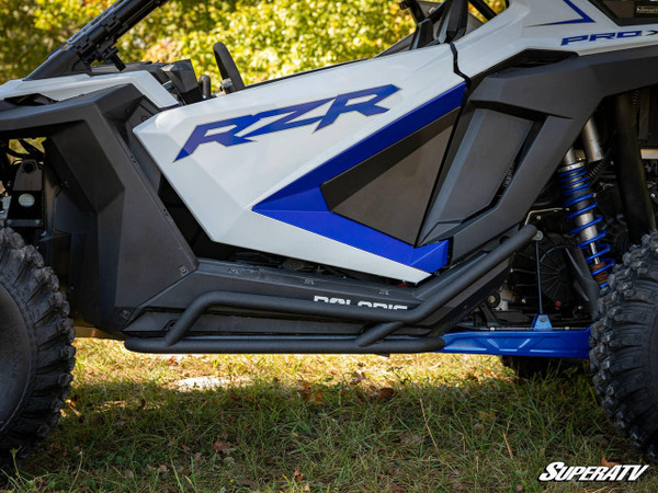 SuperATV Polaris RZR Turbo R Rock Slider Nerf Bars  UTVS0078528