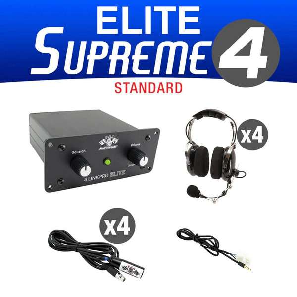 PCI Race Radios Elite Supreme Package | Intercom, Radio and Headset Kit  UTVS0078734