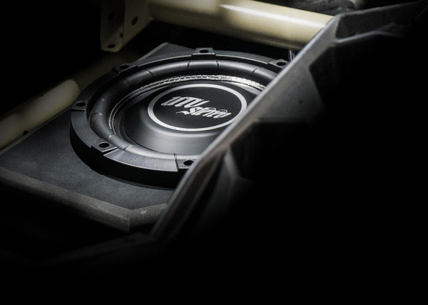 UTV Stereo Can-Am Maverick X3 Unloaded Low Profile Rear Passenger Side 10" Sub Box Enclosure  UTVS0080181