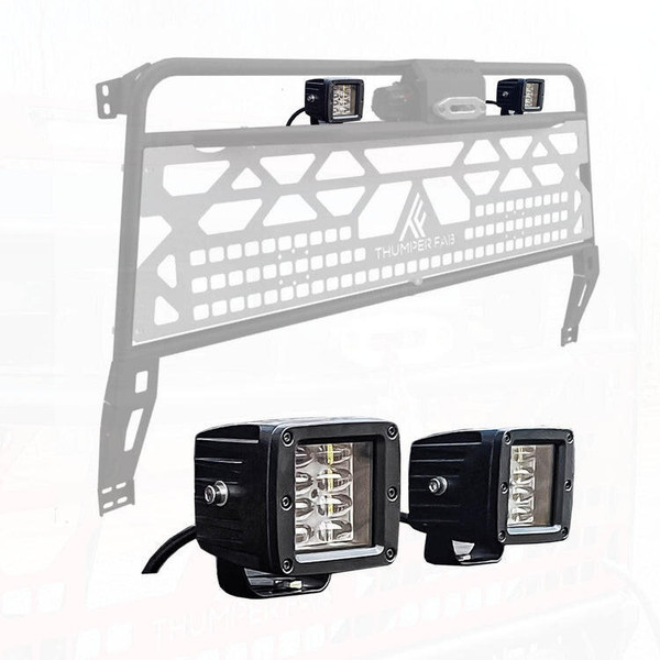 Thumper Fab Dual 3" LED Work Light Kit TF071601.Y - UTV Source