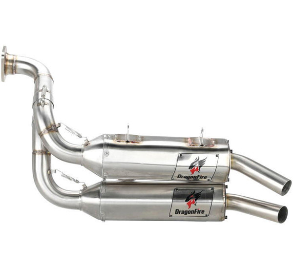 DragonFire Racing Honda Talon 1000R/X Dual UTV Exhaust 523026 - UTV Source