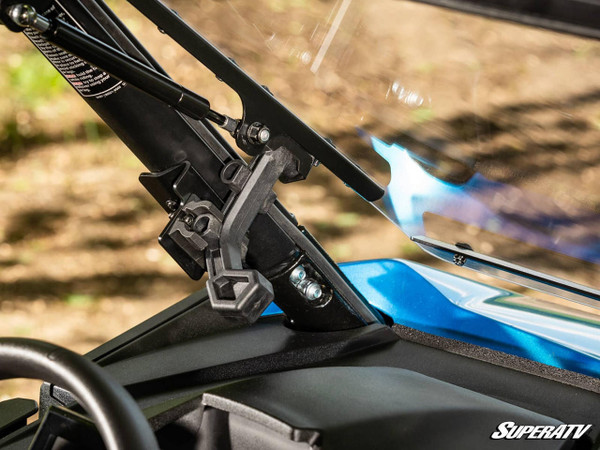 SuperATV CFMoto ZForce 950 Sport Scratch-resistant Flip Windshield  UTVS0084381